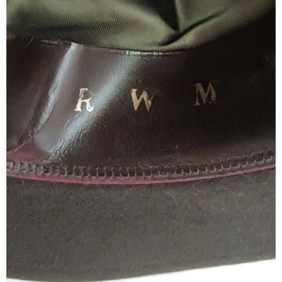 VTG Huckel Tyrolean Dk Green Wool Felt Hunting Mountain Hat Sz M /22" Braid Trim - Picture 12 of 12